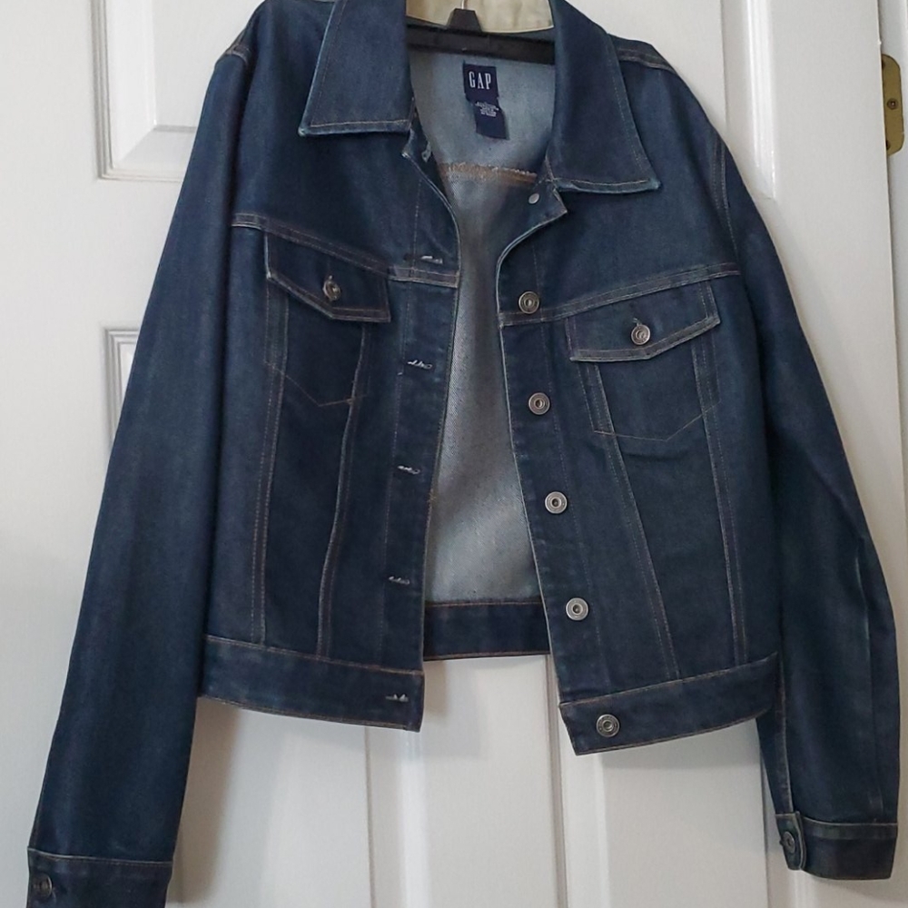 Gap dark wash denim jacket